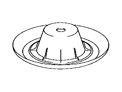 Toyota 51939-48010 Cover, Spare Wheel Carrier Lock