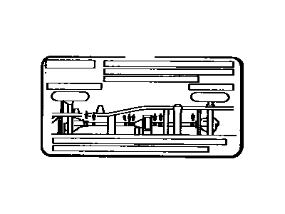 Toyota 37199-60020 Plate, Maintenance Caution