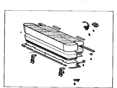 Toyota 71460-90A02-16 Cushion Assembly, Rear Seat