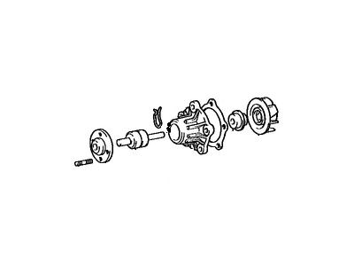 16120-69015 Toyota Cover Assembly, Water Pump Illustration 1 of 1