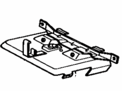 Toyota 74104-90A00 RETAINER Sub-Assembly, Ash RECEPTACLE