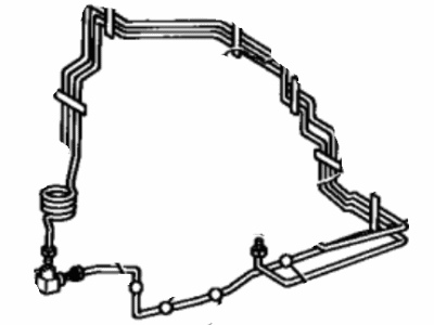 Toyota 47322-60111 Tube, Rear Brake