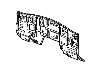 Toyota 55016-90A36 Panel Sub-Assembly, Dash