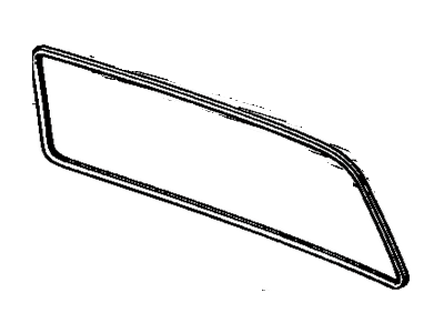 Toyota 68291-90A00 Weatherstrip, Back Door Glass