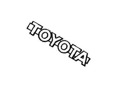 Toyota 75316-90A00 Radiator Grille Emblem(Or Front Panel)