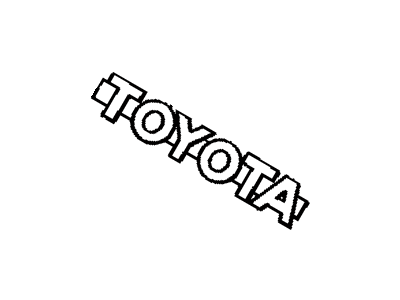 Toyota 75316-69015 Radiator Grille Emblem(Or Front Panel)