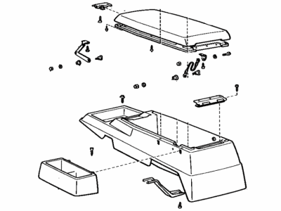 Toyota 58810-90A01-13 Console Assembly