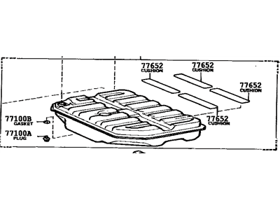 Toyota 77001-60200 Tank Assy, Fuel