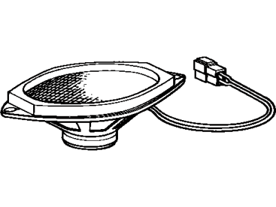 Toyota 86160-90A06 Speaker Assembly, Front
