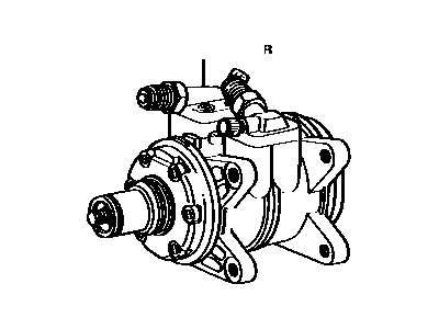 Toyota 88320-60080 Compressor Assy, Cooler