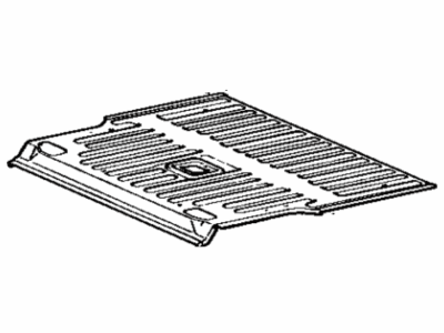 Toyota 58311-90A01 Pan, Rear Floor