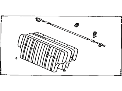 Toyota 71480-90A02-06 Back Assembly, Rear Seat