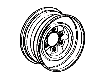 Toyota 42601-60130-05 Wheel, Disc