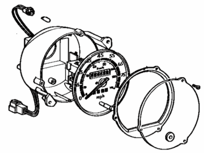 1981 Toyota Land Cruiser Speedometer - 83110-90A11