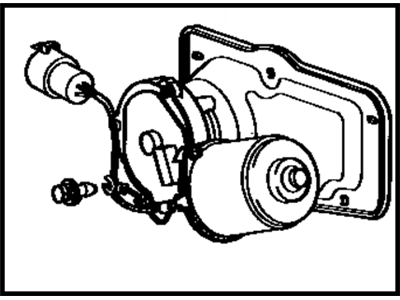 1986 Toyota Land Cruiser Wiper Motor - 85120-90A21