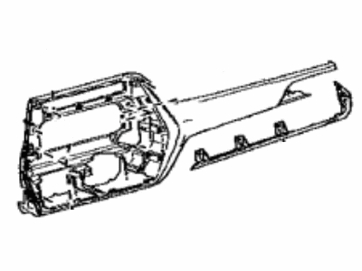 Toyota 55420-0E371 PANEL ASSY, INSTR CL