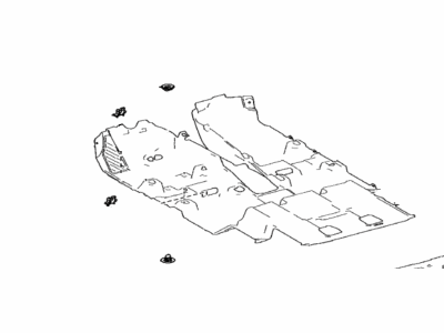 Toyota 58510-0E361-C0 Carpet Assembly, Floor