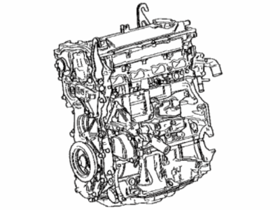 Toyota 19000-0P580 Engine Assy, Partial
