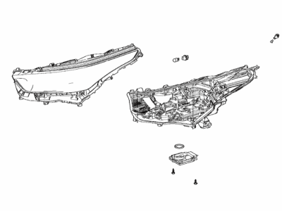 2022 Toyota Highlander Headlight - 81110-0E420