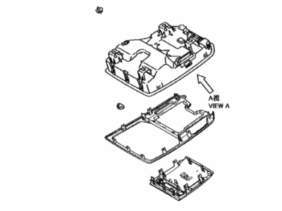 Toyota 63650-0E400-B0 Box Assembly, Roof CONSO