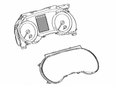 Toyota 83800-0EJ61 Meter Assembly, COMBINAT