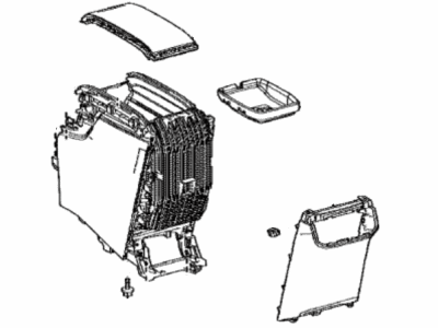 Toyota 58810-0E310-E1 Box Assembly, Console