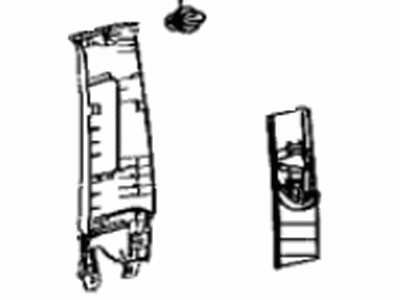 Toyota 62410-42070-B0 GARNISH Assembly, Center Pi