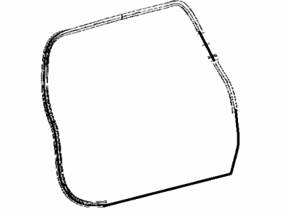 Toyota 67881-42060 Weatherstrip, Back Door