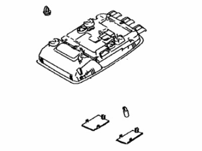 Toyota 81208-42210-B0 Lamp Sub-Assembly, Map