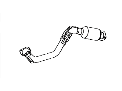 2016 Toyota RAV4 Exhaust Pipe - 17410-36200