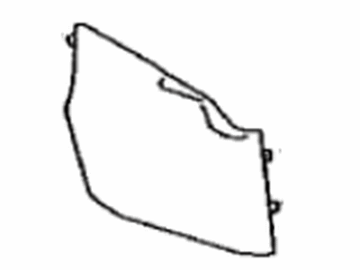 Toyota 55395-42030-C0 Cover, Instrument Panel Bracket