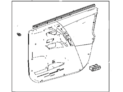 Toyota 67620-42A61-C6 Panel Assembly, Front Door