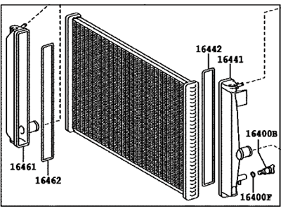 2017 Toyota RAV4 Radiator - 16400-36090