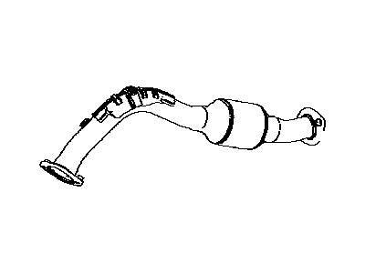 2013 Toyota RAV4 Exhaust Pipe - 17402-36010