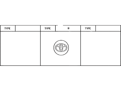 Toyota 42603-0R010 Wheel Hub Ornament Sub-Assembly