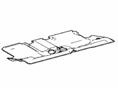 Toyota 58514-42010 Mat, Floor, Rear