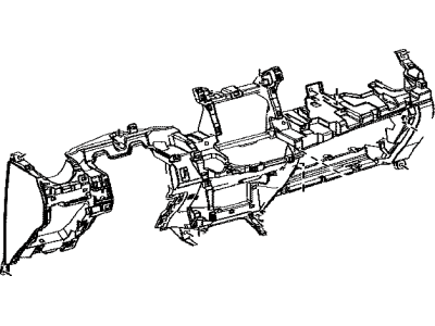 Toyota 55312-42050-C0 Panel, Instrument, Lower