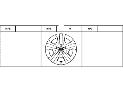 Toyota 42602-42030 Wheel Cap Sub-Assembly