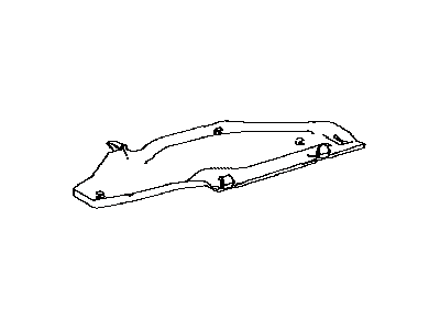 Toyota 55607-42030 Cover Sub-Assembly, Instrument Panel Under