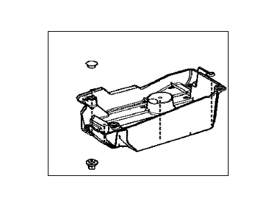 Toyota 58165-42021 Cover, Front Floor, RH