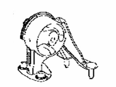 Toyota 12371-36100 INSULATOR, Engine Mounting