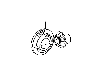 Toyota 41201-52010 Gear Kit, Transfer