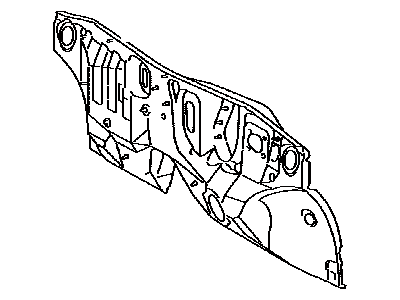 Toyota 55101-42520 Panel Sub-Assembly, Dash