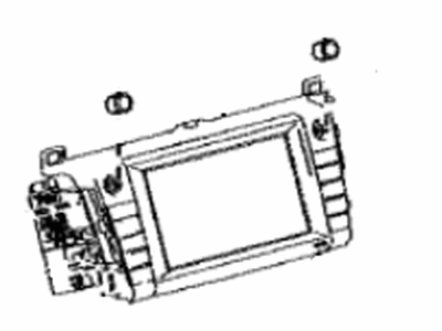 Toyota 86804-42101 Cover Sub-Assembly, NAVI