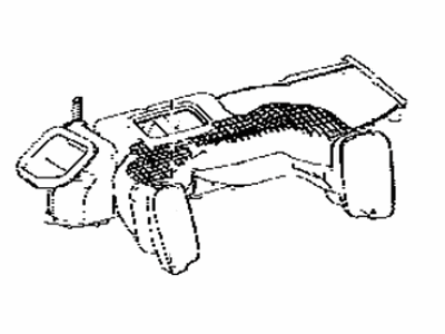 Toyota 55870-42040 Duct Assembly, Heater To