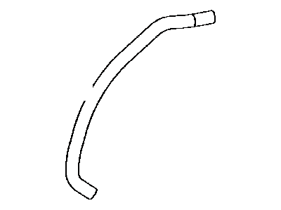 Toyota 16296-36010 Hose, Water By-Pass