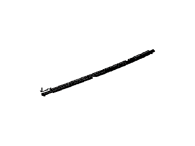 Toyota 75730-42040 MOULDING Assembly, Rear Do