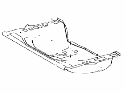 Toyota 58311-42130 Pan, Rear Floor