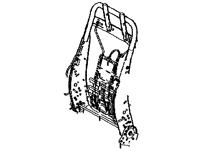 Toyota 71640-42090 Spring Assembly, Front Seat