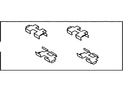 Toyota 04948-75010 Fitting Kit, Disc Brake